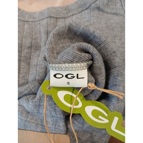 NWT Ogl Move Wide Rib Scoop Brami Tank Small Built-in Bra Stretch Minimalist - Picture 4 of 8